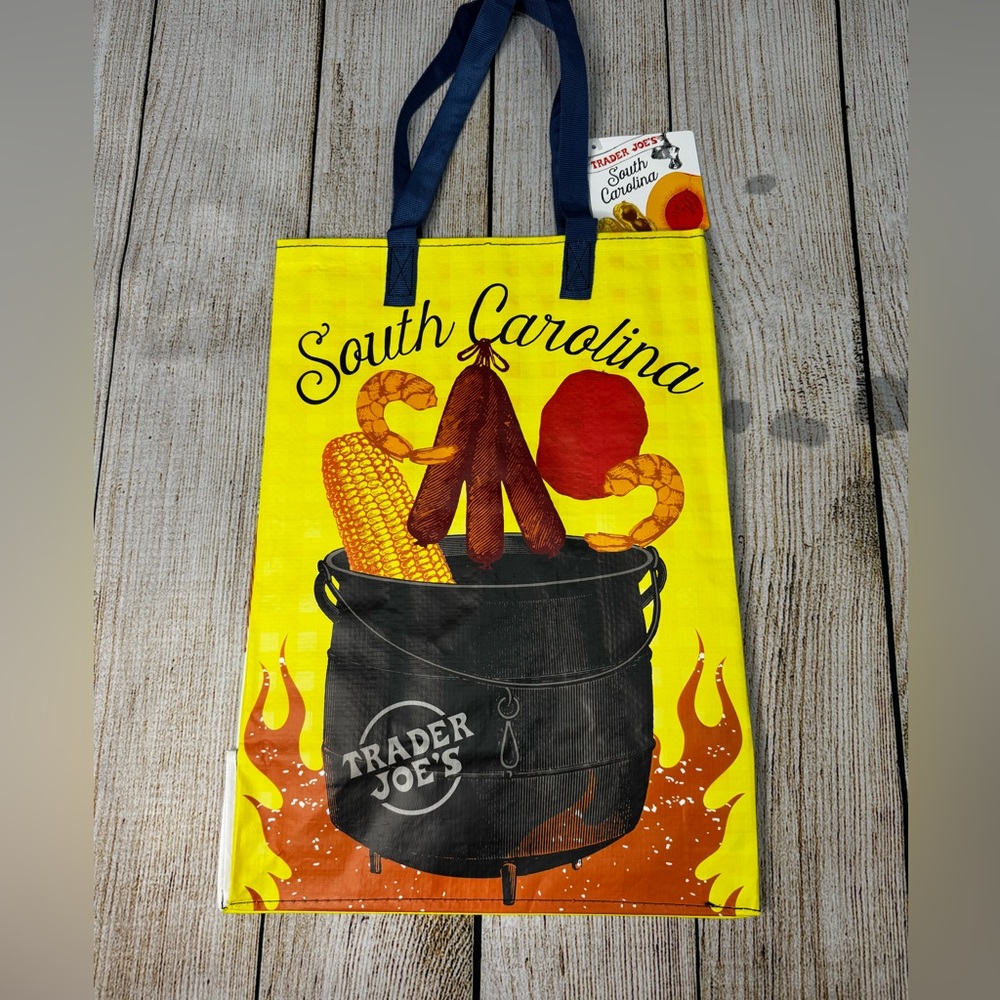 NWT Trader Joe's South Carolina Reusable Shopping Bag